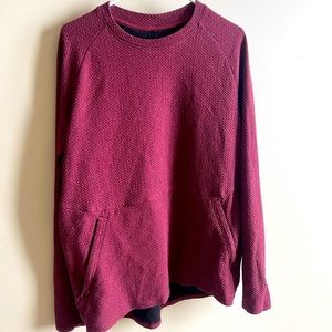 Lululemon At Ease Crew Neck - Large - Heathered Savannah
